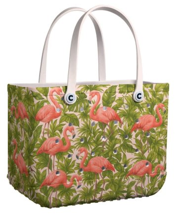 Bucket Tote Bag, Limited Edition Bogg Bag, Beach Bag Beach Flock