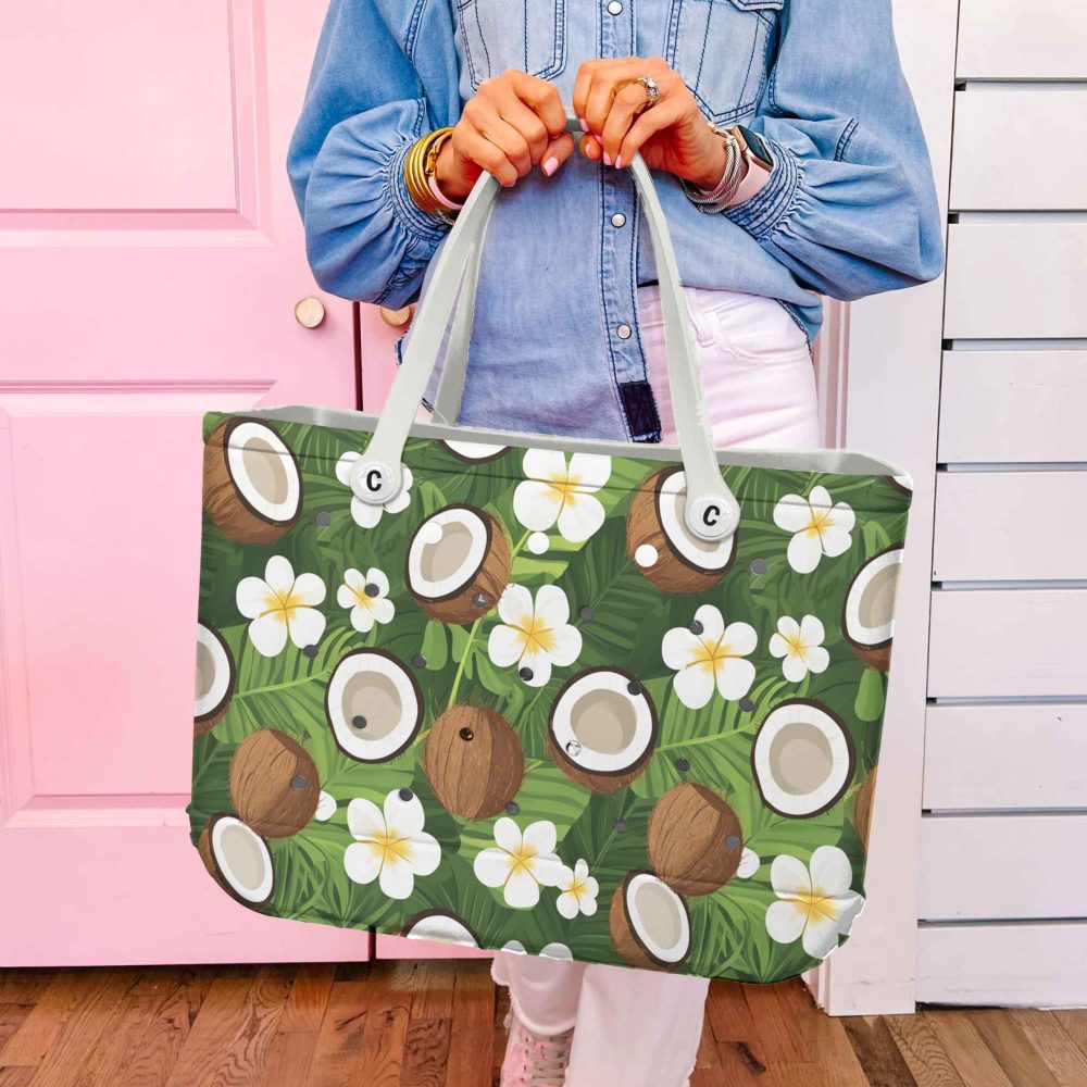 Bucket Tote Bag, Limited Edition Bogg Bag, Beach Bag Escape To Summer - Image 4