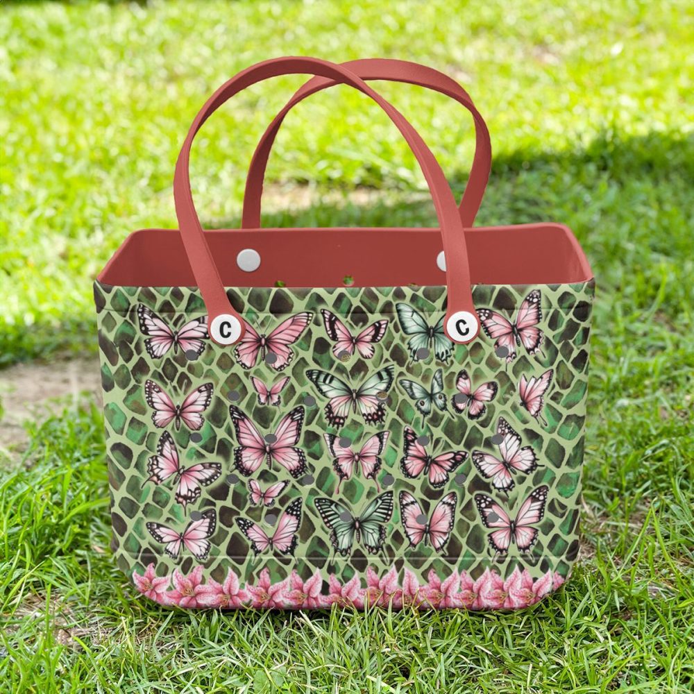 Bucket Tote Bag, Limited Edition Bogg Bag, Beach Bag Wings Of The Wild - Image 2