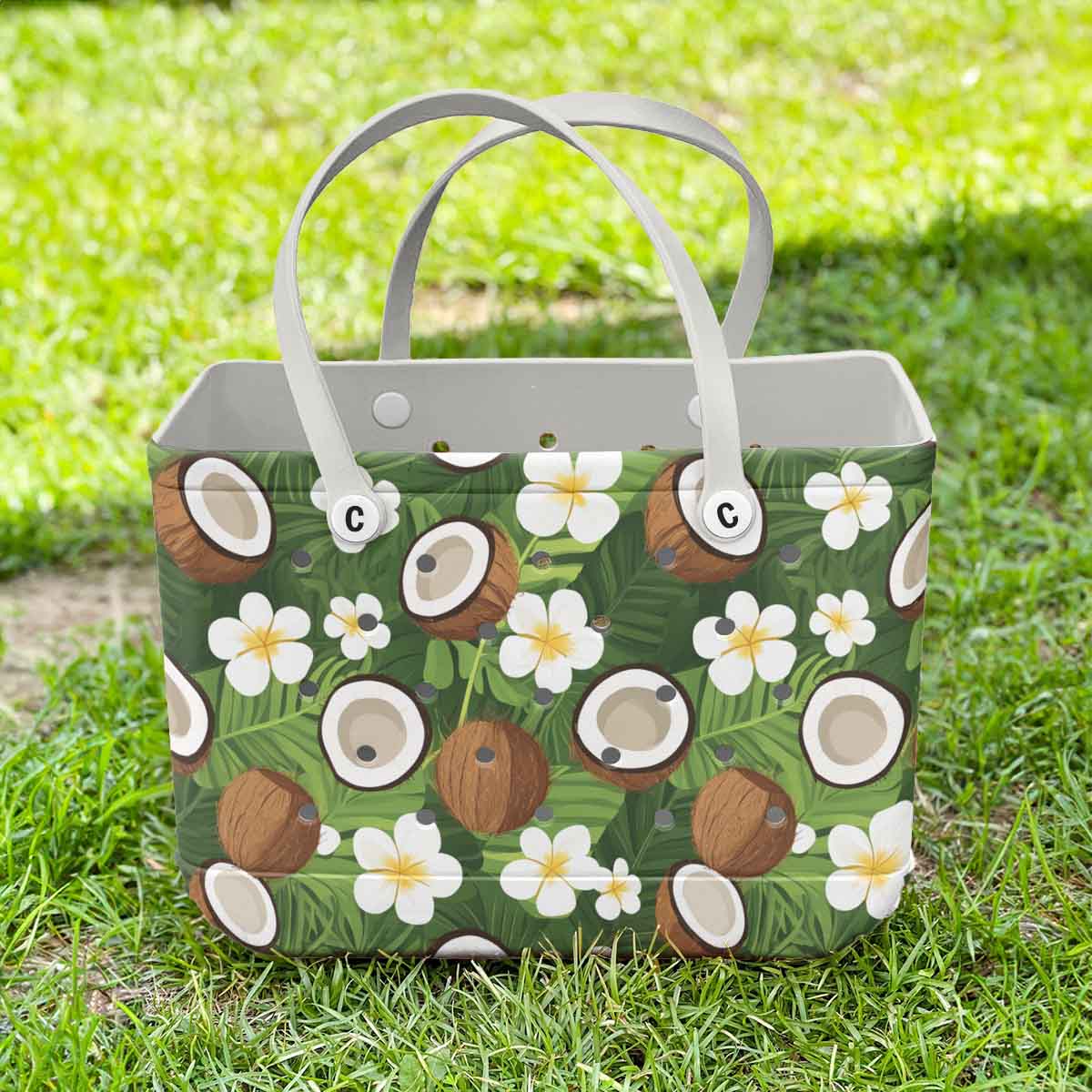 Bucket Tote Bag, Limited Edition Bogg Bag, Beach Bag Escape To Summer - Image 3