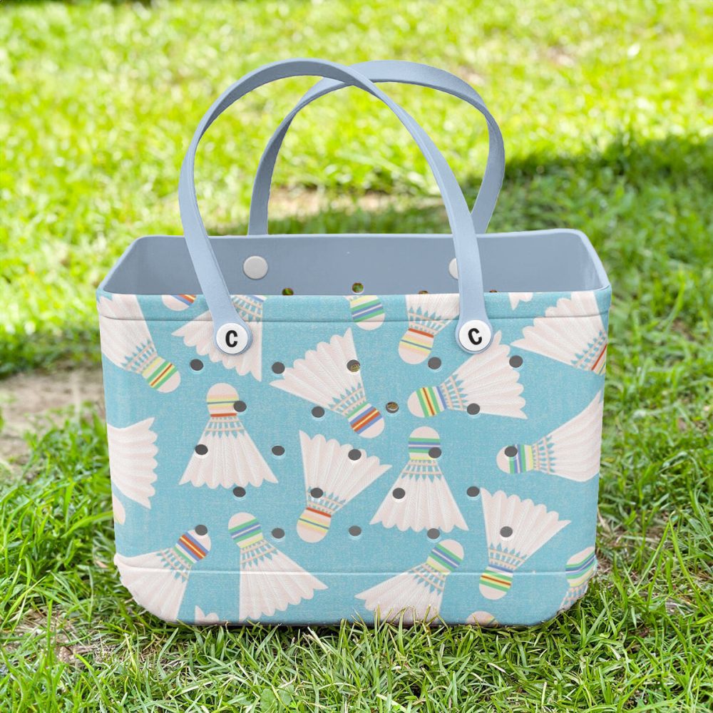 Bucket Tote Bag, Limited Edition Bogg Bag, Beach Bag Drop Shot Delight - Image 3