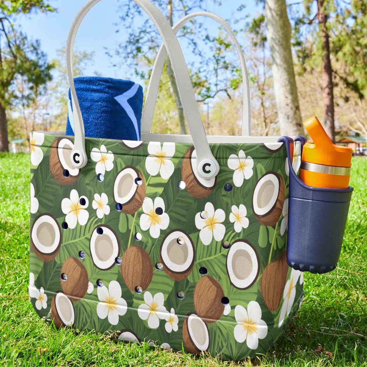 Bucket Tote Bag, Limited Edition Bogg Bag, Beach Bag Escape To Summer - Image 2