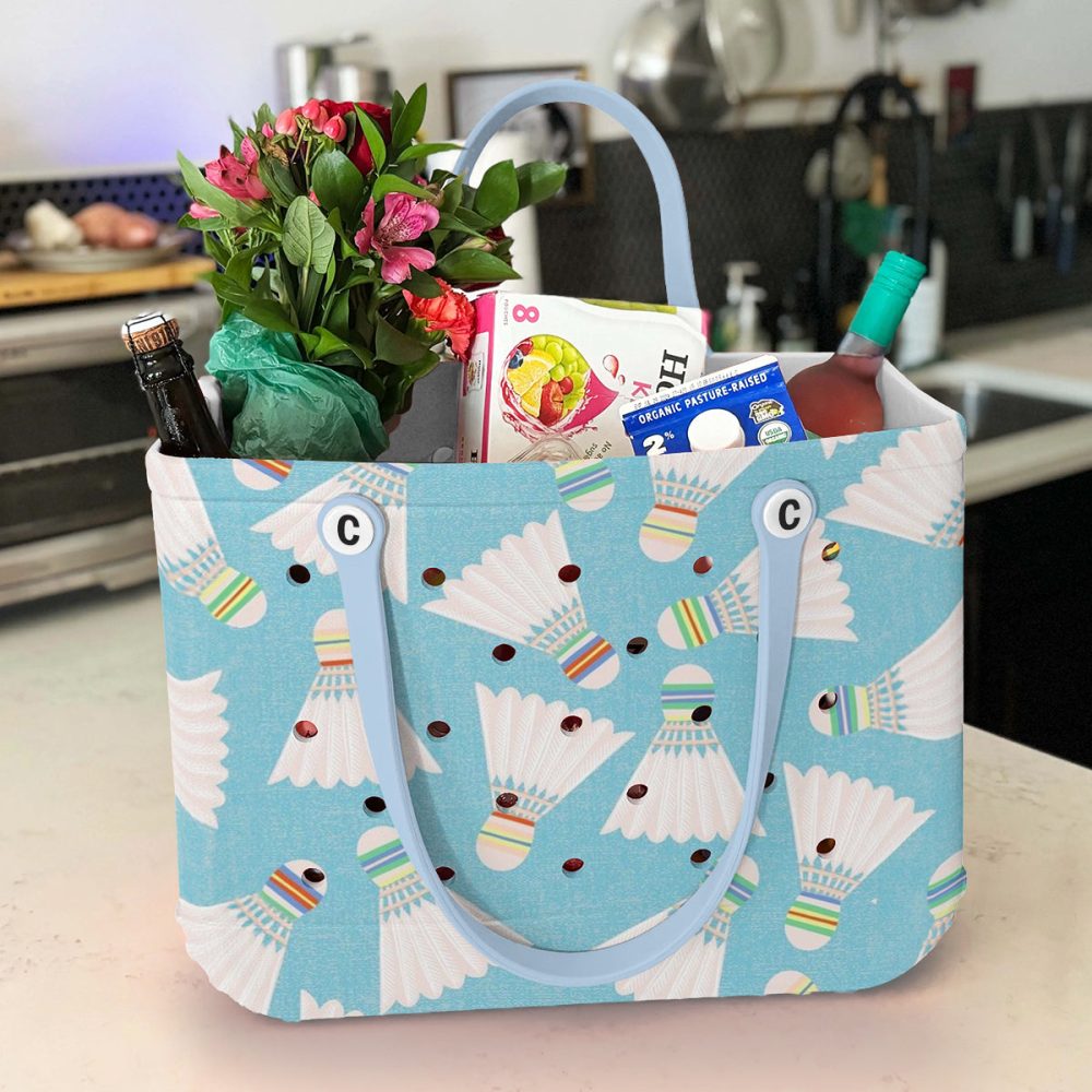 Bucket Tote Bag, Limited Edition Bogg Bag, Beach Bag Drop Shot Delight - Image 4