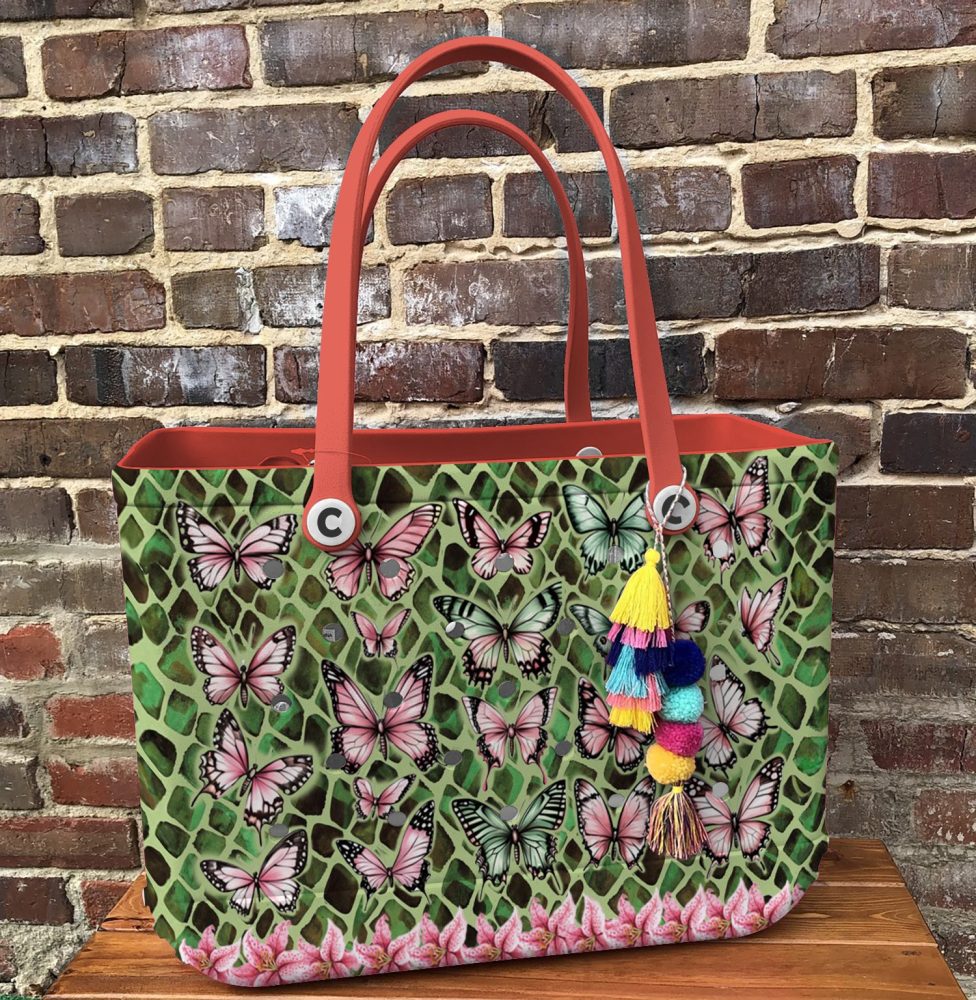 Bucket Tote Bag, Limited Edition Bogg Bag, Beach Bag Wings Of The Wild - Image 4