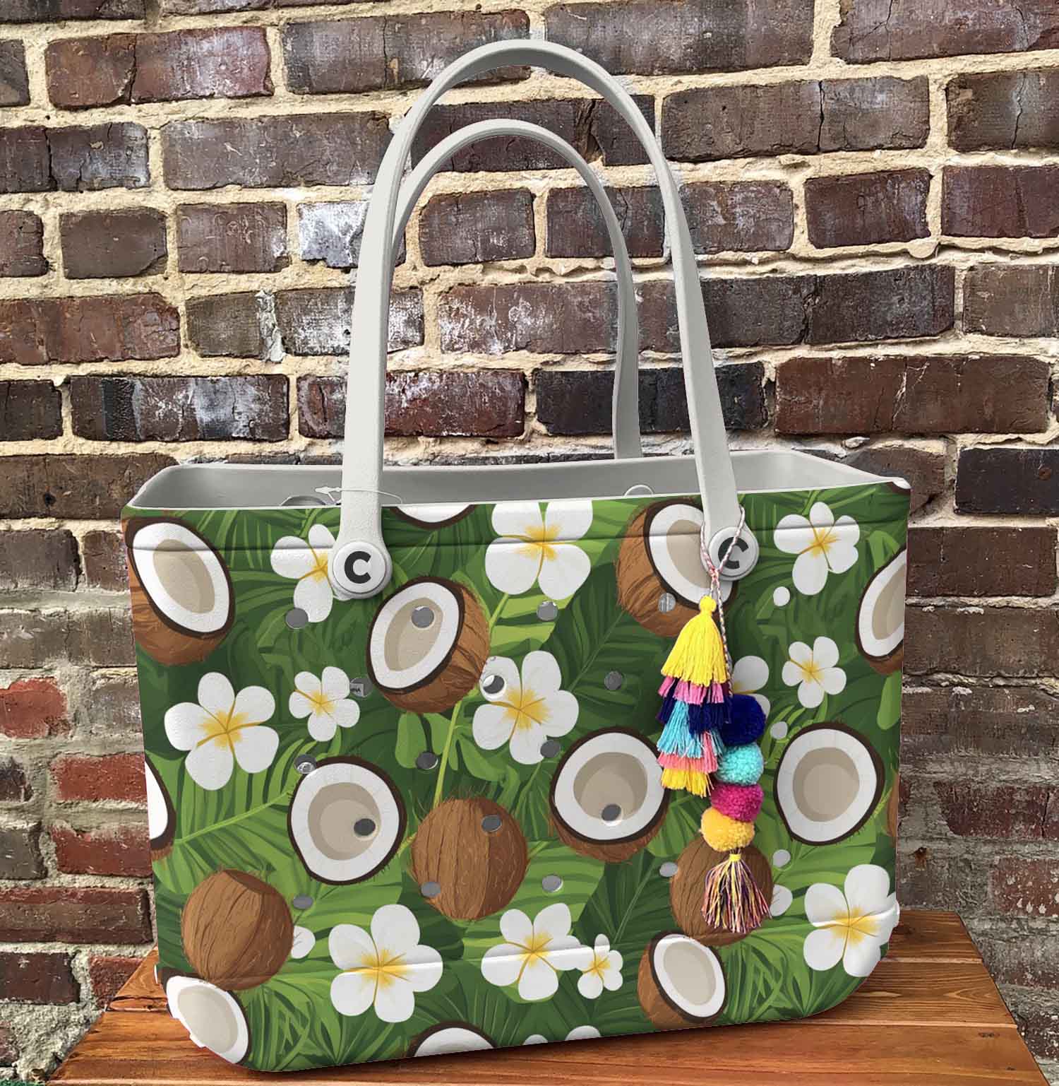 Bucket Tote Bag, Limited Edition Bogg Bag, Beach Bag Escape To Summer - Image 6