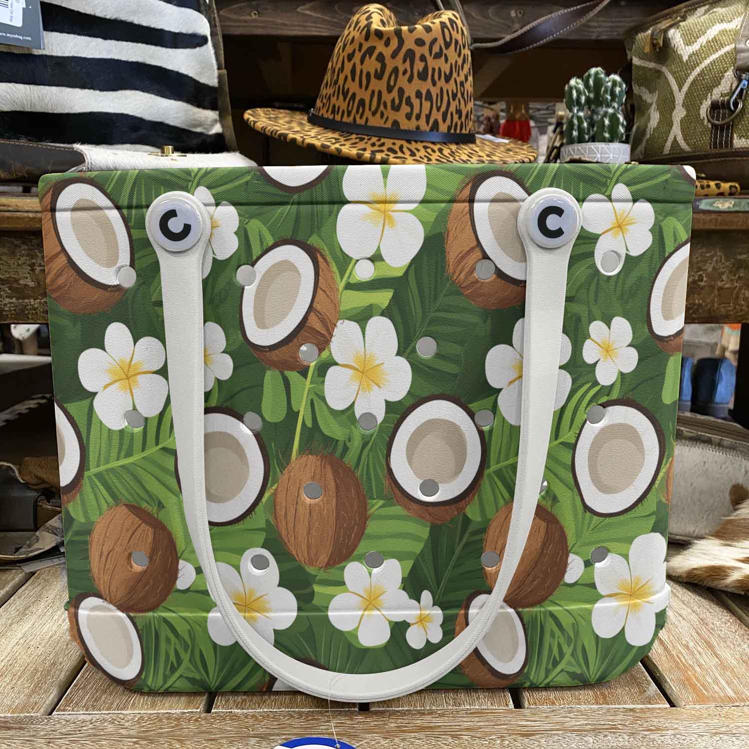 Bucket Tote Bag, Limited Edition Bogg Bag, Beach Bag Escape To Summer - Image 7