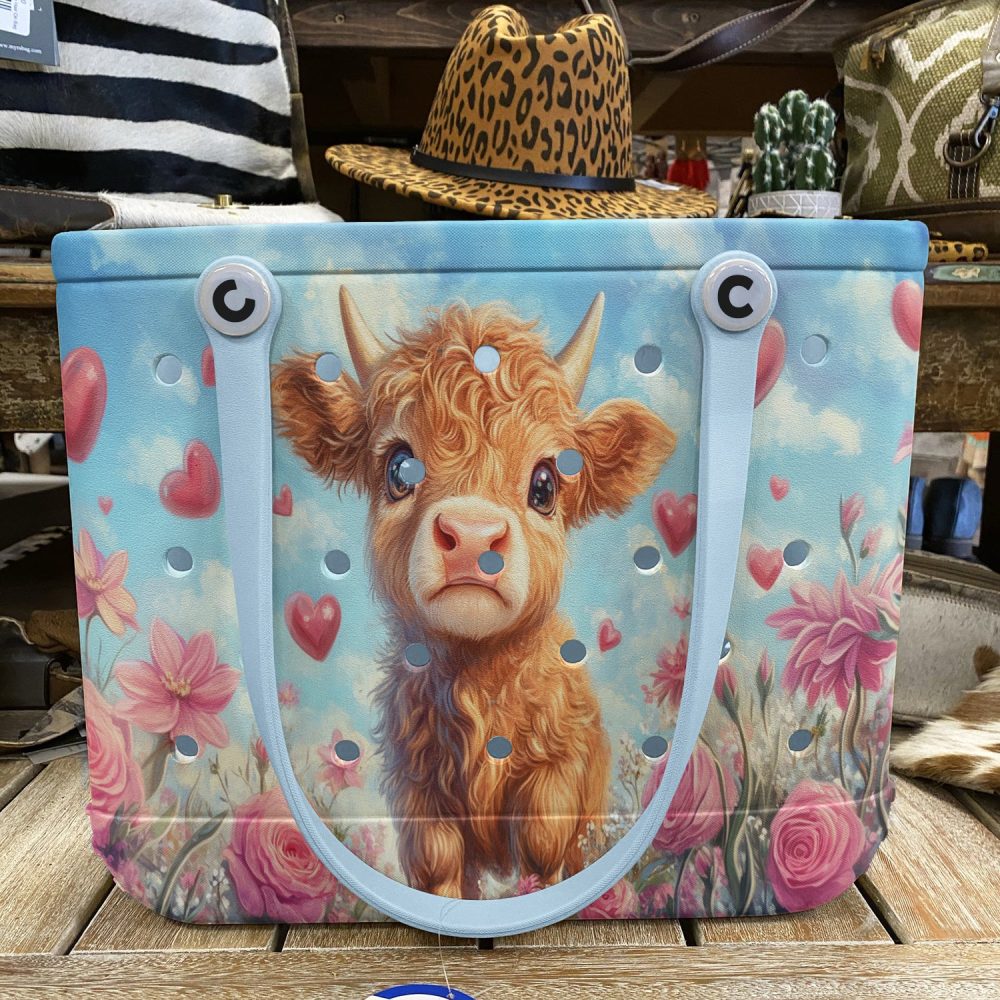 Bucket Tote Bag, Limited Edition Bogg Bag, Beach Bag Turn Up The Love - Image 7