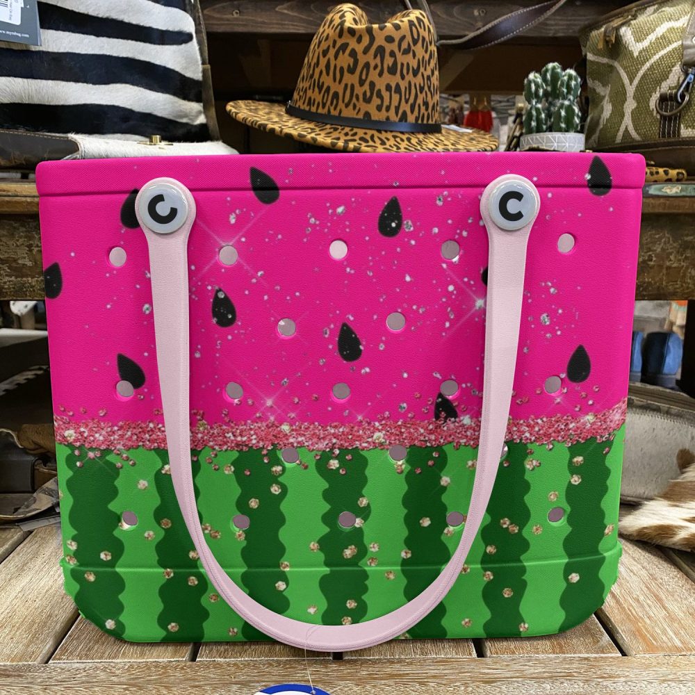 Bucket Tote Bag, Limited Edition Bogg Bag, Beach Bag Summer Slice - Image 6