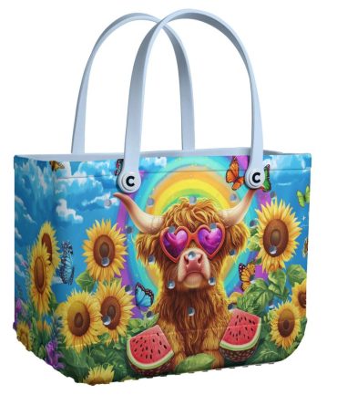Bucket Tote Bag, Limited Edition Bogg Bag, Beach Bag Summer Of The Sparkle Cow