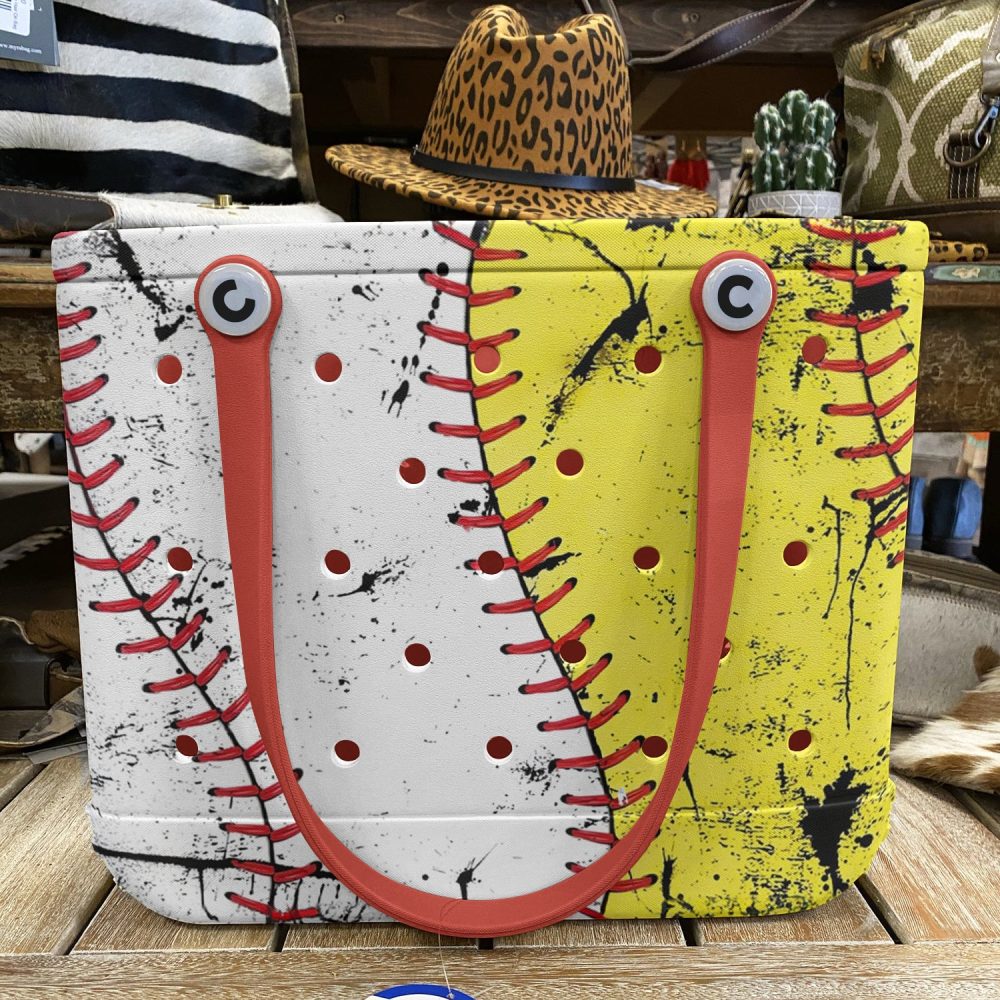 Stylish Baseball Softball Tote Bag - Durable, Sporty Design For Fans & Players - Image 2