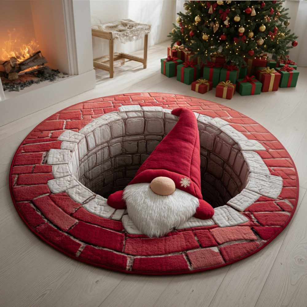 Magic Gnome Quilted Round Mat