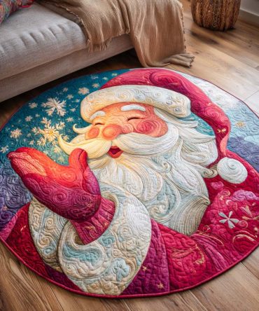 Magic Noel Quilted Round Mat