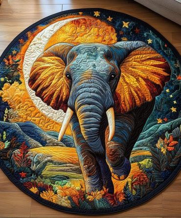 Majestic Matriarch Quilted Round Mat