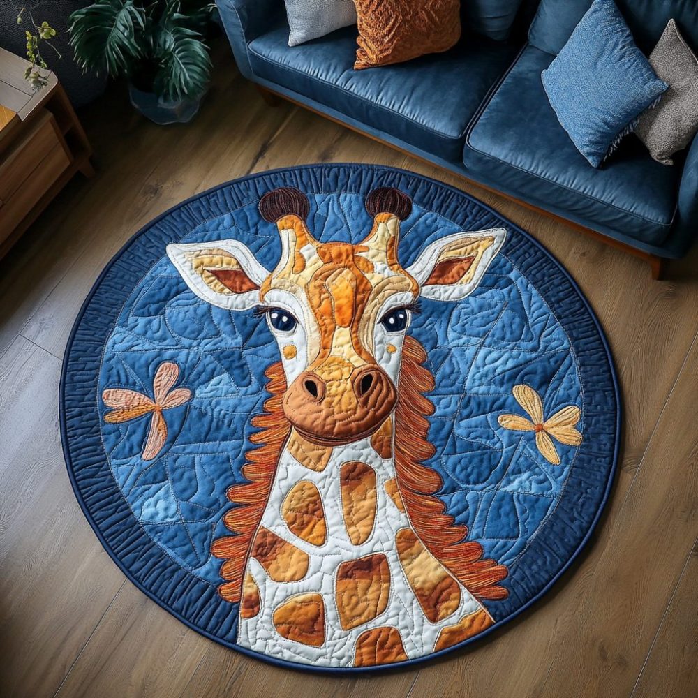 Majestic Neck Quilted Round Mat