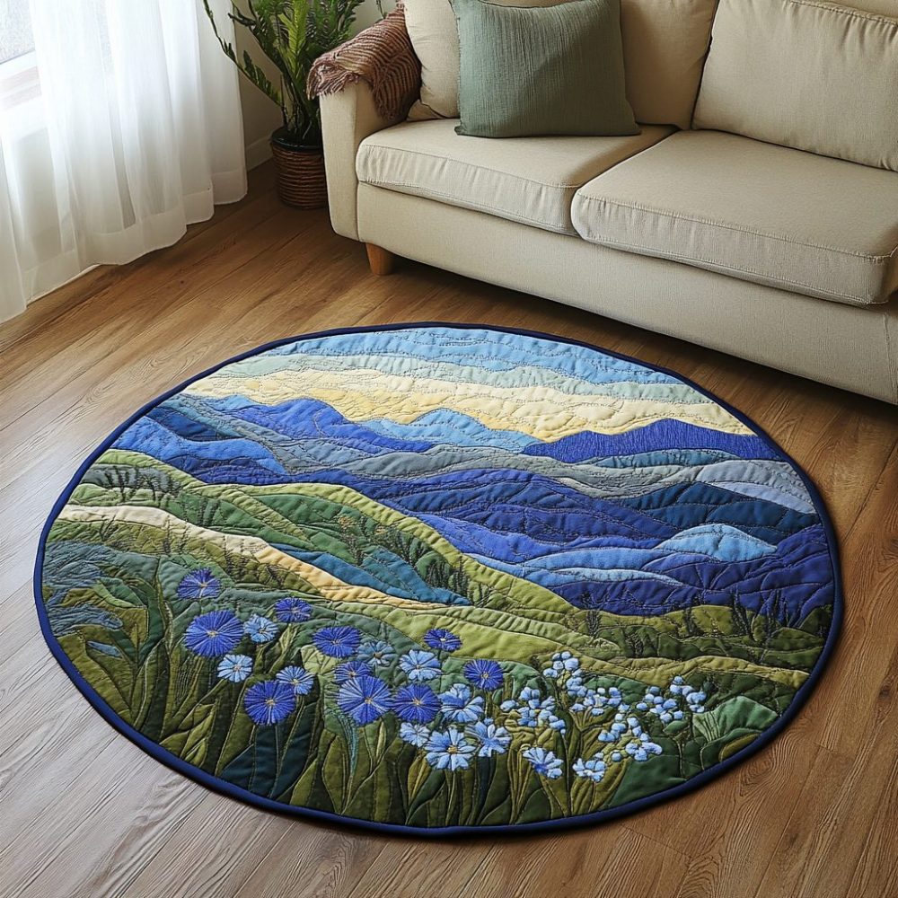 Majestic Views Quilted Round Mat
