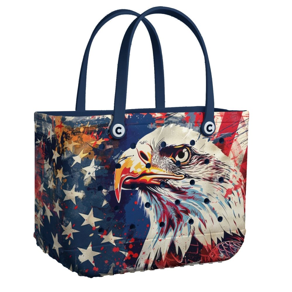 Bucket Tote Bag, Limited Edition Bogg Bag, Beach Bag Make American Great Again