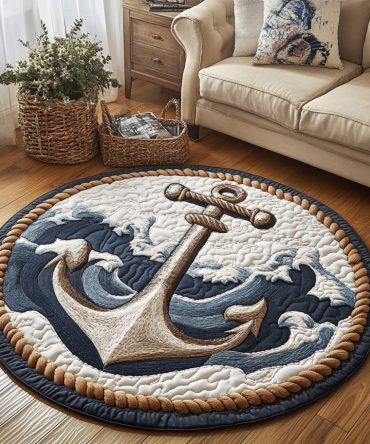 Mariner Hold Quilted Round Mat