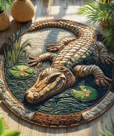 Marsh Stalker Quilted Round Mat