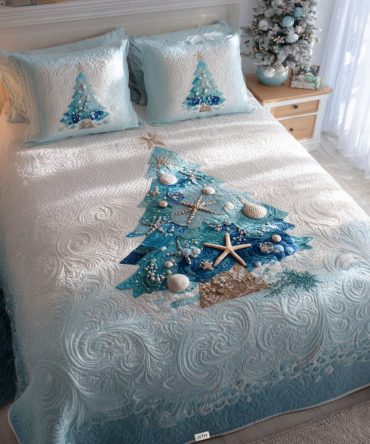 Merry Tides 3-Piece Quilted Bedding Set
