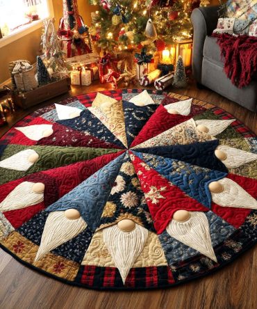 Midnight Feast Quilted Round Mat