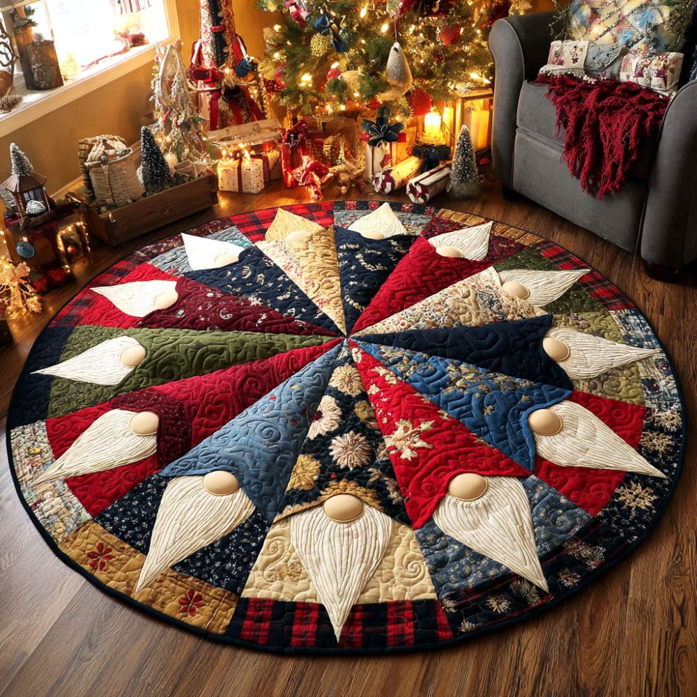 Midnight Feast Quilted Round Mat