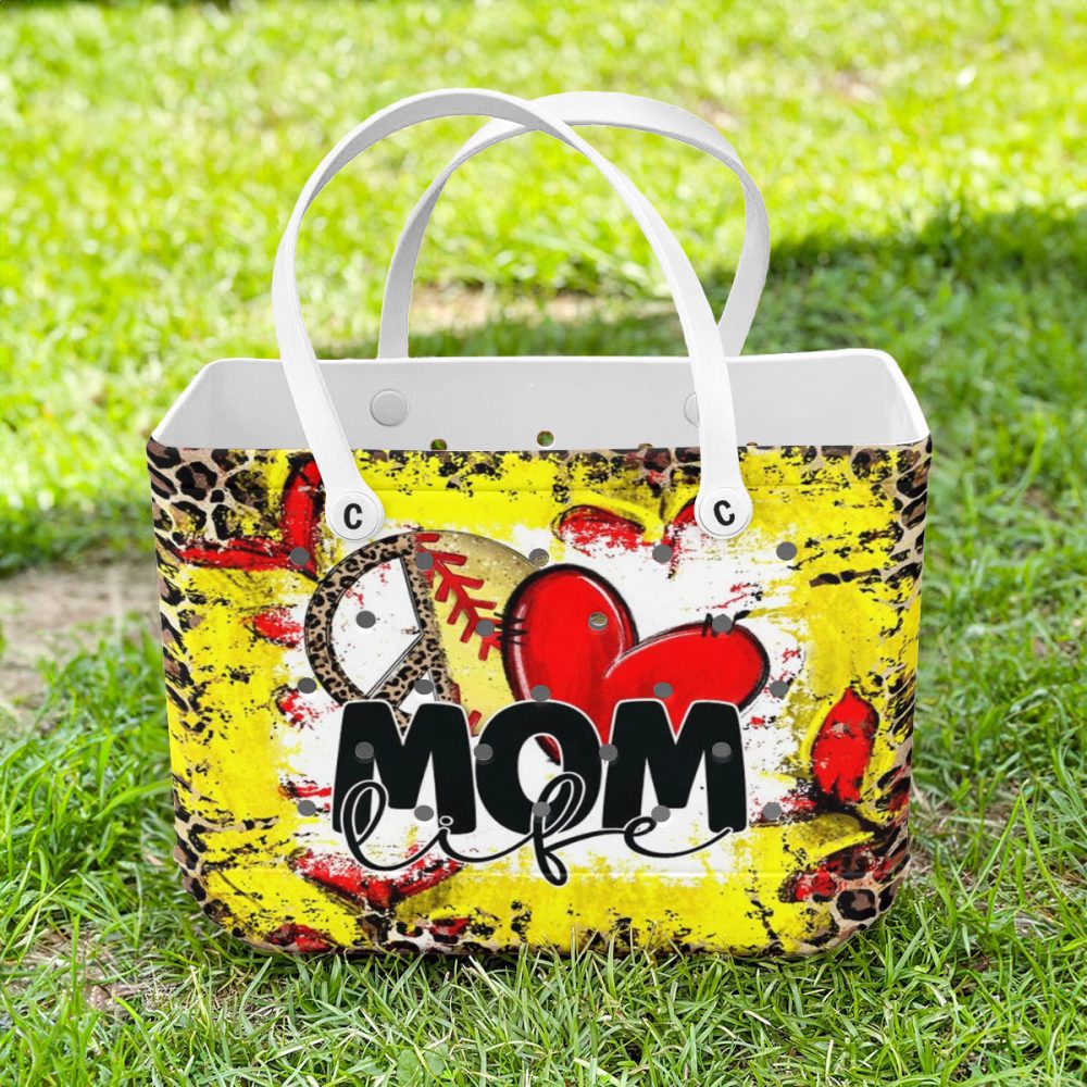 Bucket Tote Bag, Limited Edition Bogg Bag, Beach Bag Mom Love - Image 3