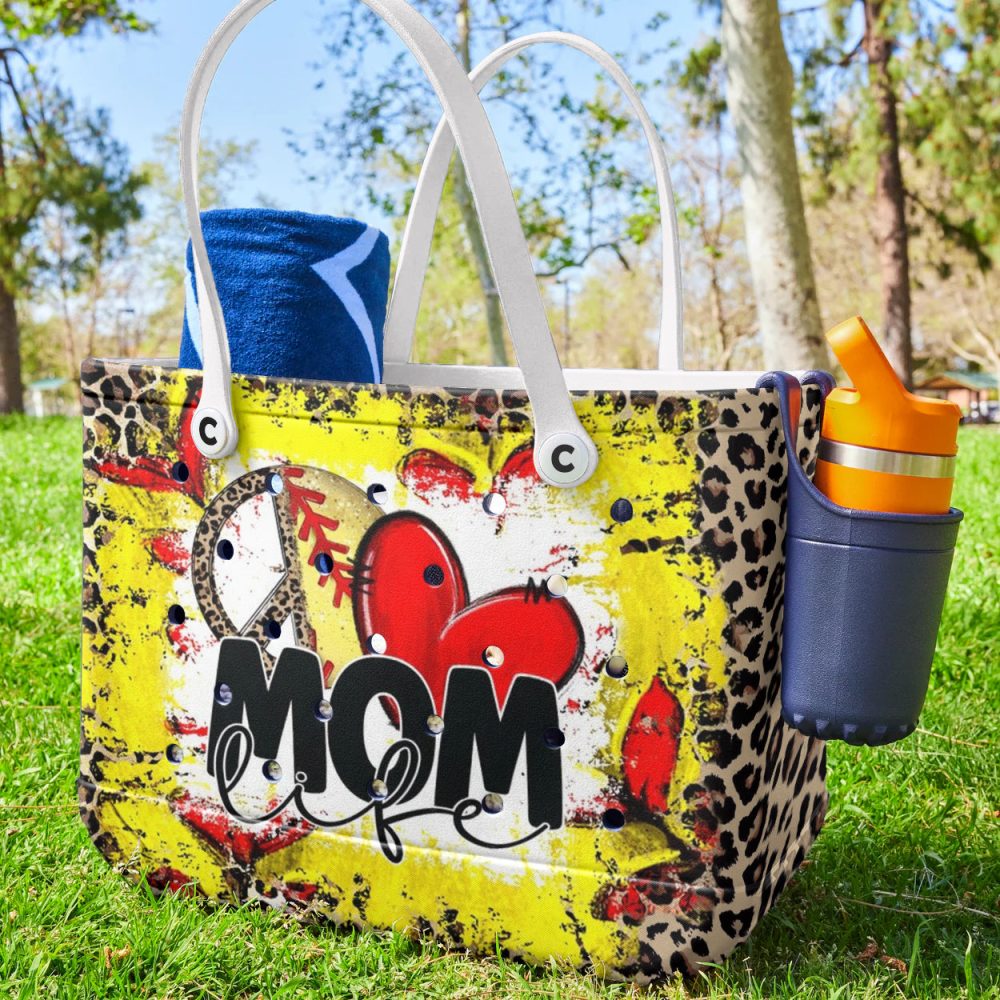 Bucket Tote Bag, Limited Edition Bogg Bag, Beach Bag Mom Love - Image 2