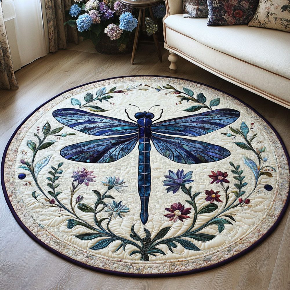 Moonbeam Dancer Quilted Round Mat