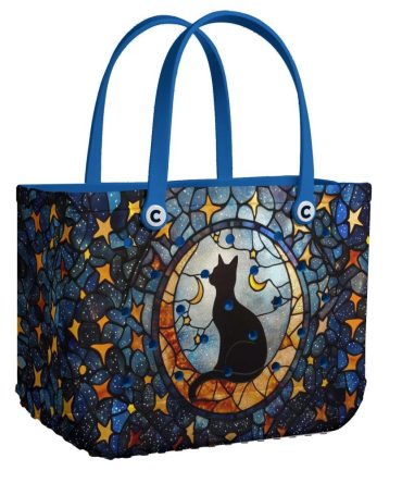 Bucket Tote Bag, Limited Edition Bogg Bag, Beach Bag Moonlight Mystery