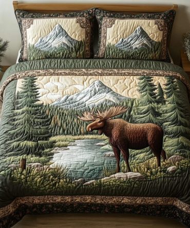 Moose Creek 3-Piece Quilted Bedding Set