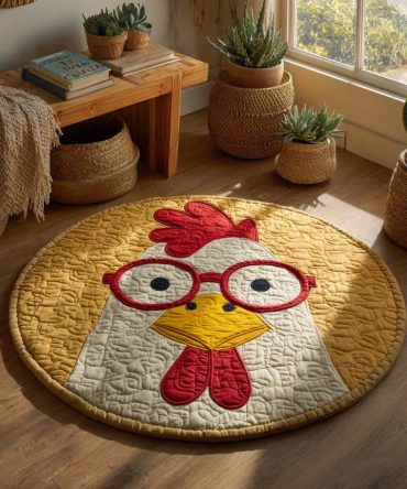Morning Nest Quilted Round Mat