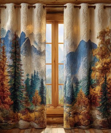 Mossy Grove Quilted Curtains
