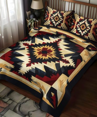 Mountain Echo 3-Piece Quilted Bedding Set