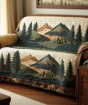 Mountain Echo Quilted Sofa Cover