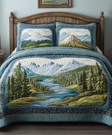 Mountain Meadow 3-Piece Quilted Bedding Set