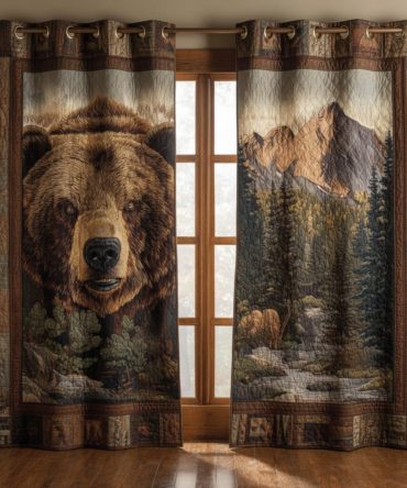 Mountain Pursuit Quilted Curtains