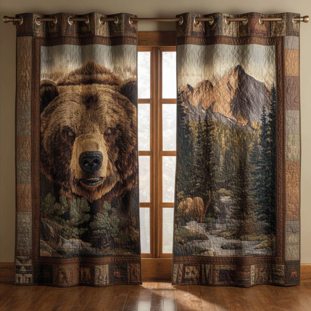 Mountain Pursuit Quilted Curtains