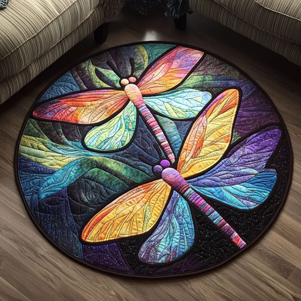 Mystic Duo Quilted Round Mat