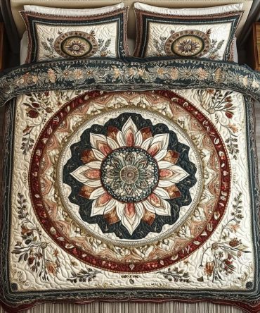 Mystic Radiance 3-Piece Quilted Bedding Set