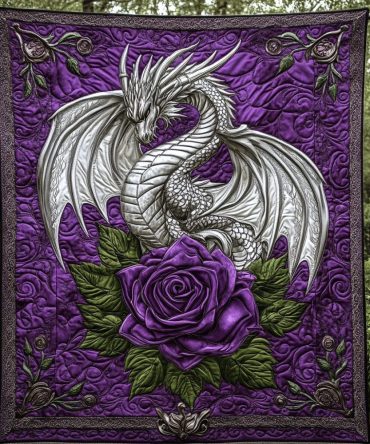 Mystic Scales Quilted Blanket