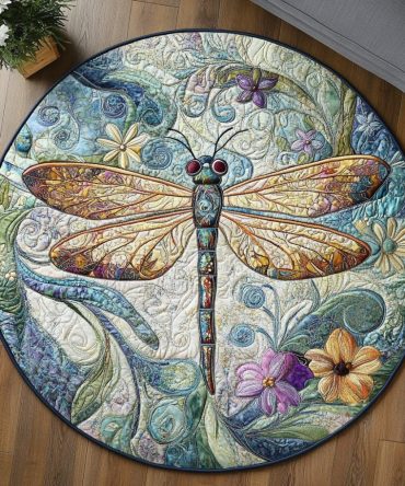 Mystic Wings Quilted Round Mat