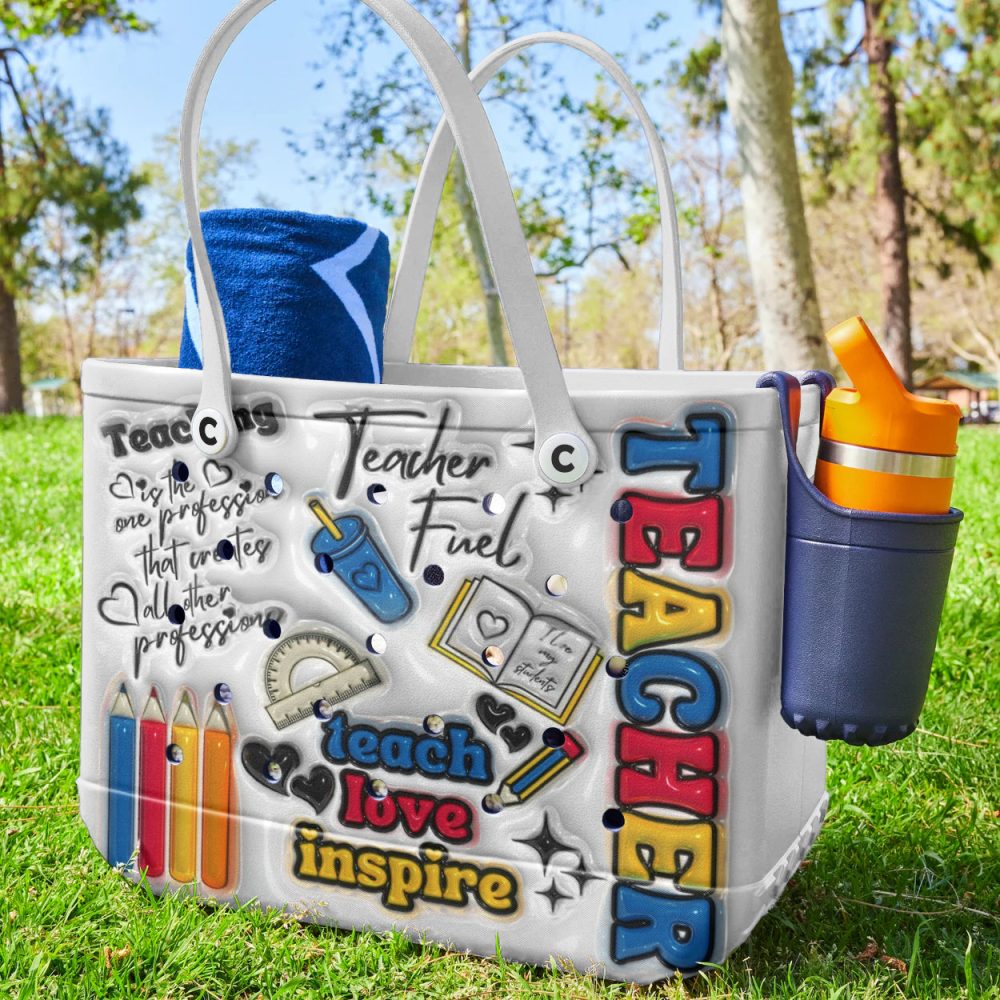 Bucket Tote Bag, Limited Edition Bogg Bag, Beach Bag Dream Builder - Image 4