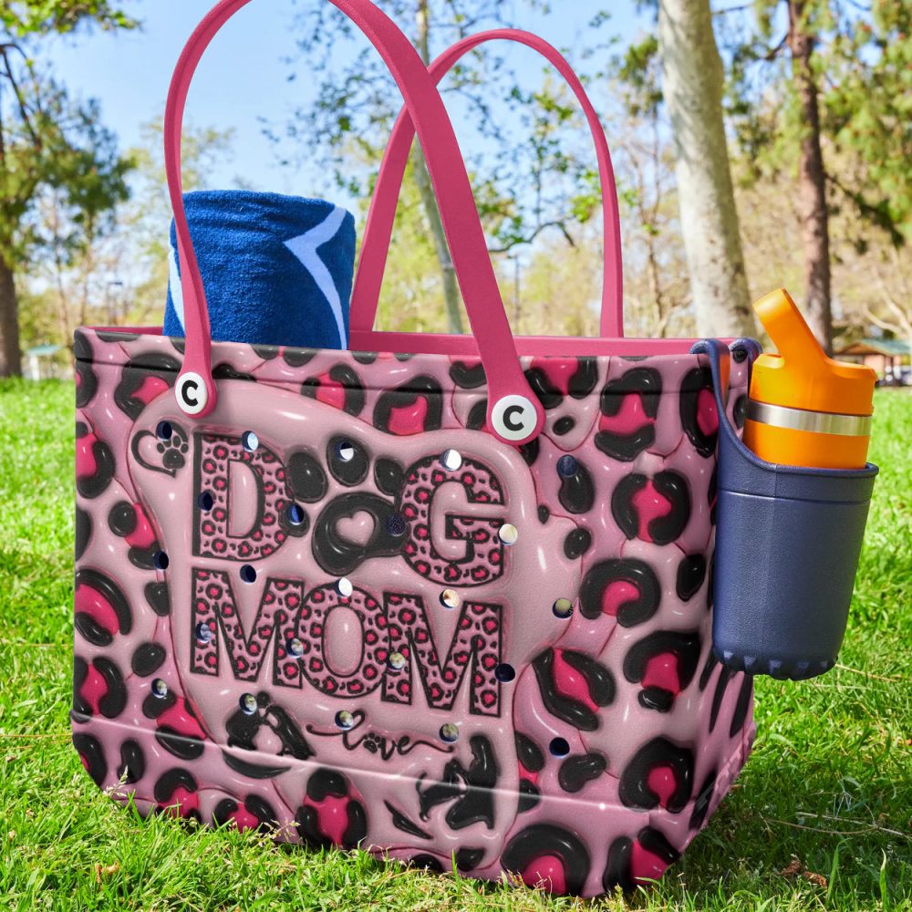 Bucket Tote Bag, Limited Edition Bogg Bag, Beach Bag Bark & Bling - Image 4