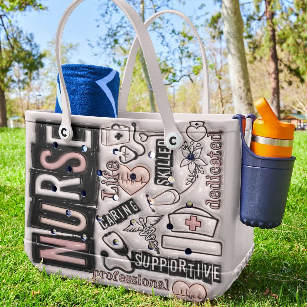 Nurse-Themed Tote Bag - Durable, Stylish, Perfect Gift For Healthcare Professionals - Image 2