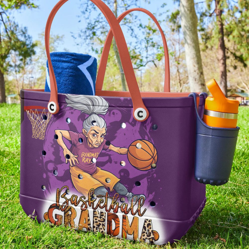 Bucket Tote Bag, Limited Edition Bogg Bag, Beach Bag Hoop Granny - Image 2