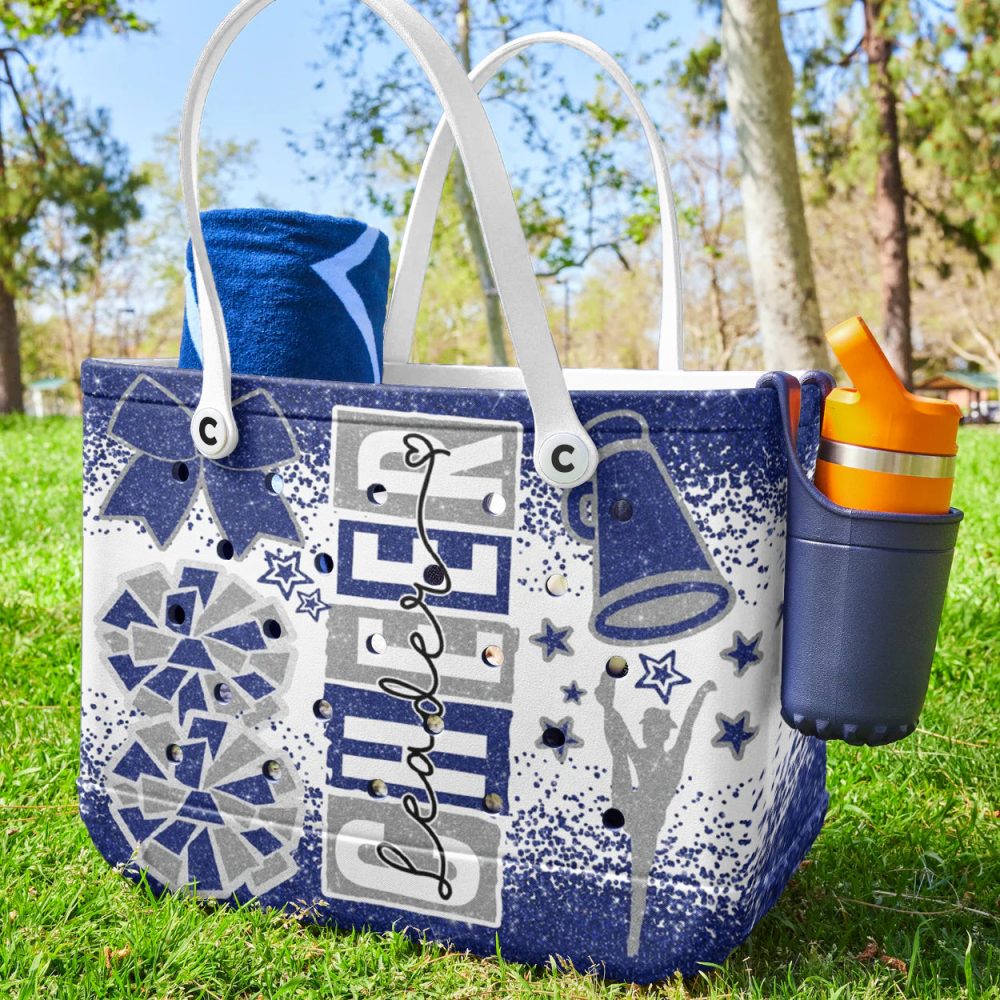 Bucket Tote Bag, Limited Edition Bogg Bag, Beach Bag Cheer Leader - Image 2