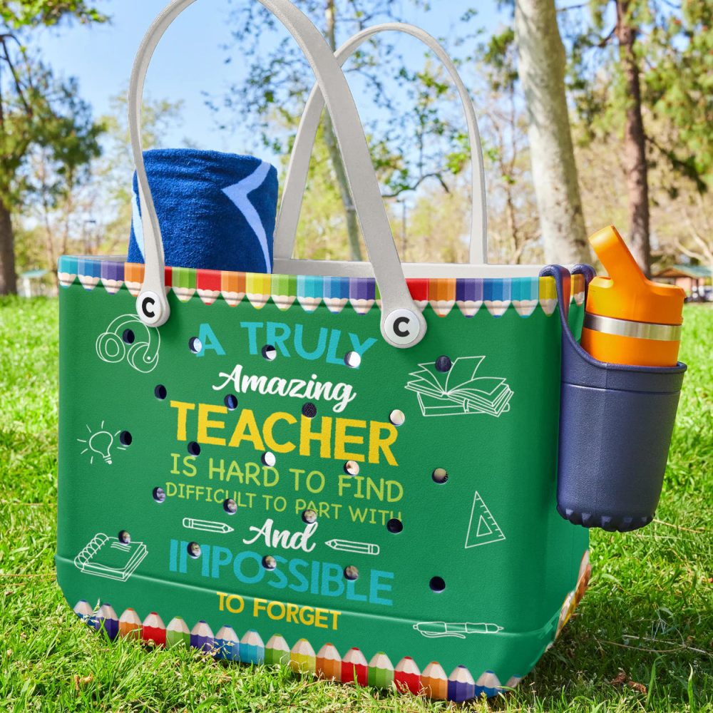 Bucket Tote Bag, Limited Edition Bogg Bag, Beach Bag Bright Minds - Image 2