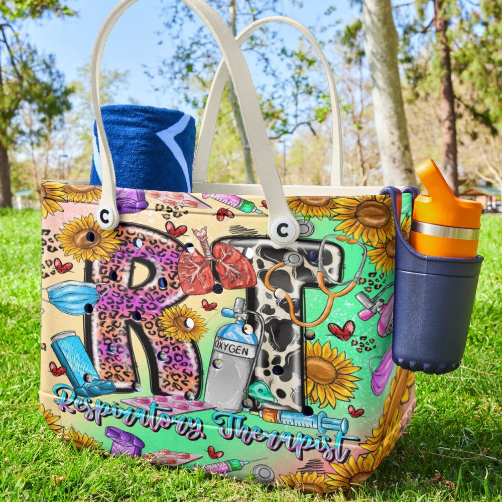 Bucket Tote Bag, Limited Edition Bogg Bag, Beach Bag Breathe Boss - Image 2