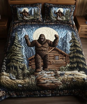 Nature Legend 3-Piece Quilted Bedding Set