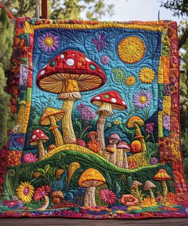 Nature Peaceful Touch Quilted Blanket